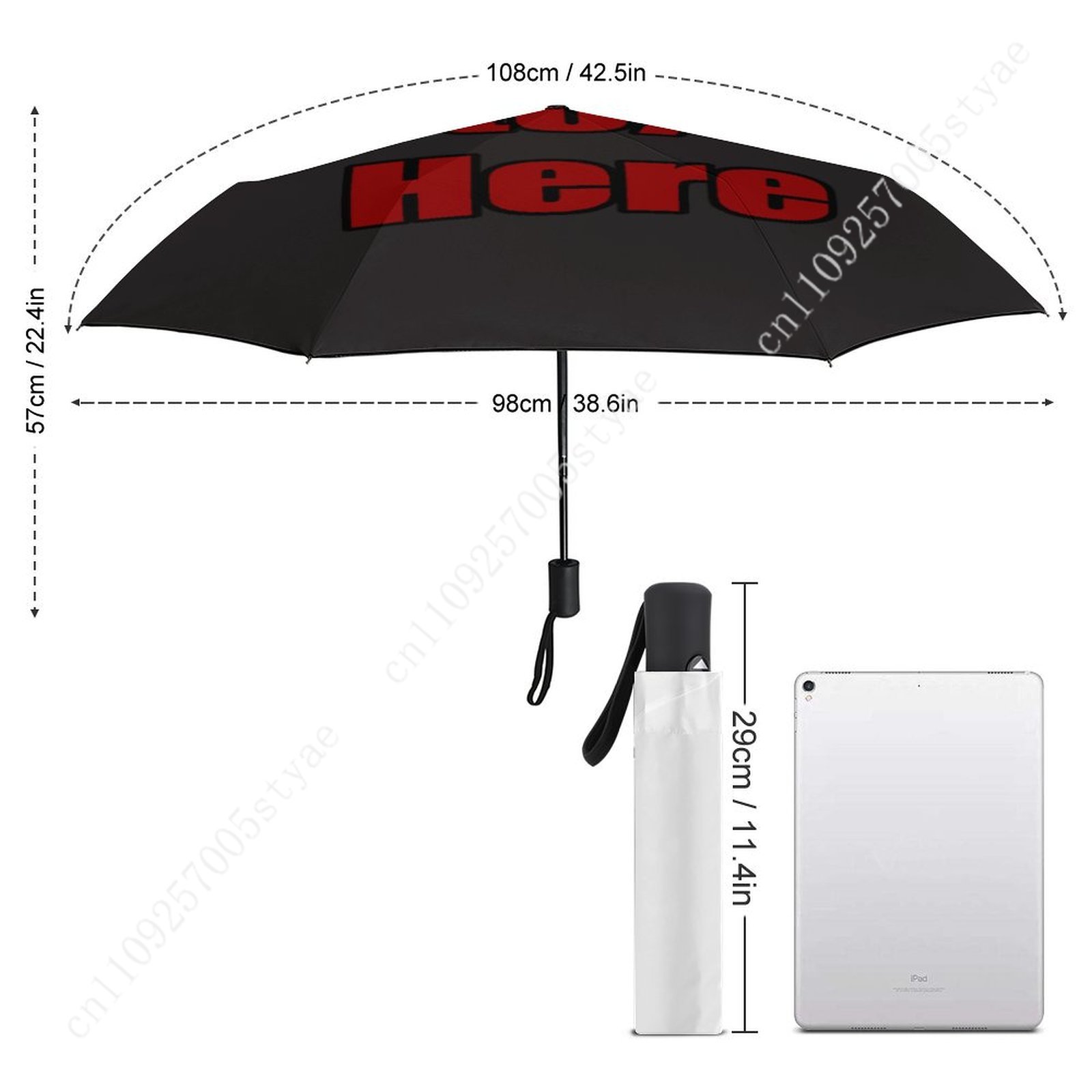 Custom Auto Umbrella Men Women - Women Accessories Logo Design ulasan dan harga
